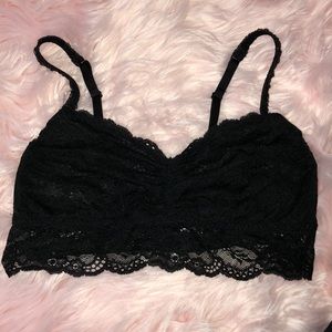 Lace sheer bralette